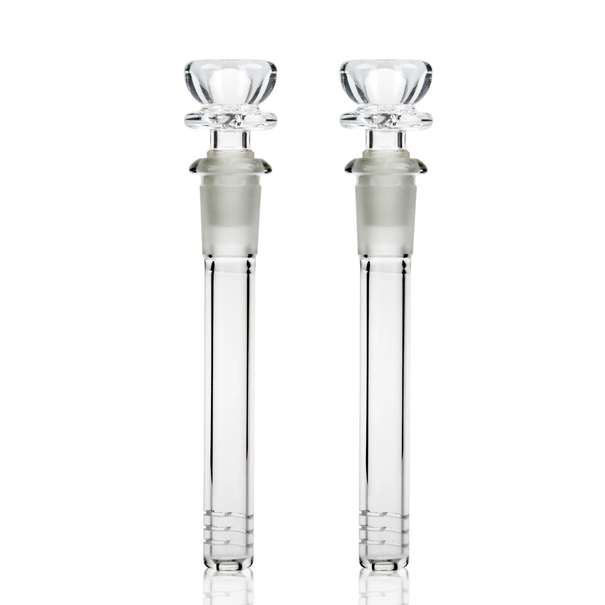 REANICE (2/4 -PACK)Accessoires Glazen Bong-onderdelen downstem 14,5 mm joint Bongkop Glazen pijp Filter asschalen (lengte: 12,5 cm)