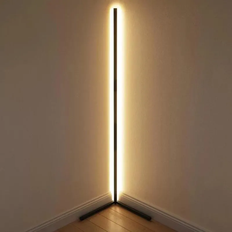 Nordische Ecke Stehleuchte Modern Einfache LED-Licht für Wohnzimmer Schlafzimmer-Atmosphäre, die Innenbeleuchtung Dekor Lampen