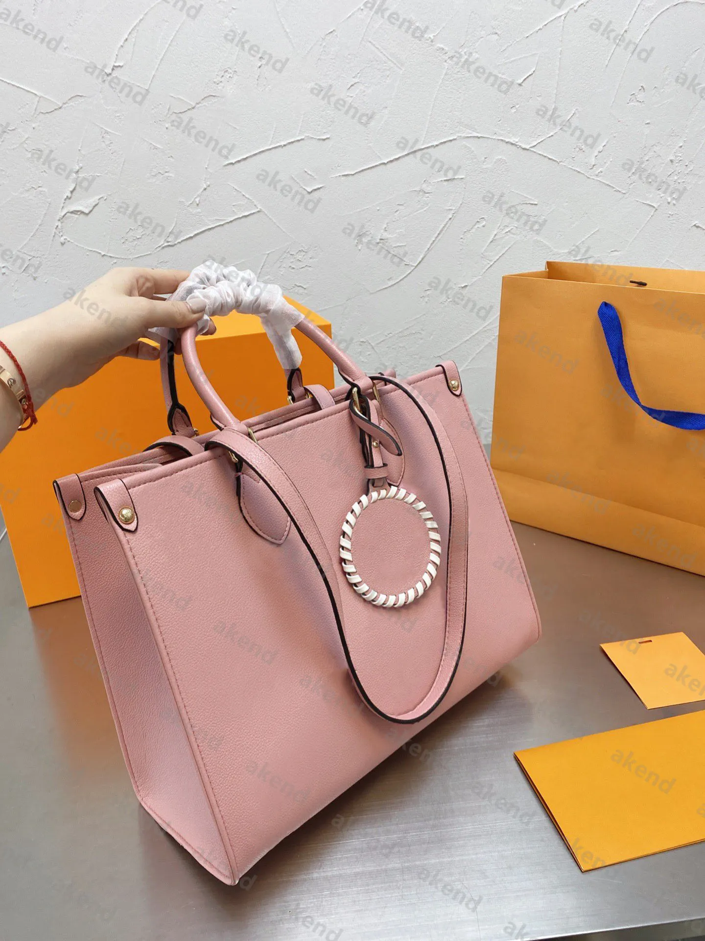 Sacos de compras de designer de luxo de alta qualidade Tote women bolsas bolsas originais Onhego ombro de embreagem de couro crossbody saco de bolsa