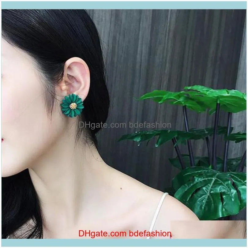 New Korean Jewelry Pearl Earrings Women Long Flower Earring Bohemian Dangle Drop Earrings Party Gifts Mix Colors