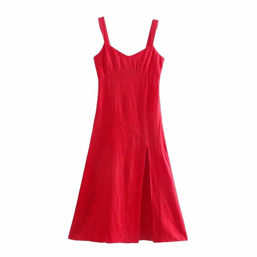 夏のドレスの女性エレガントなカジュアルなファッションシックな女性ハイスプリットコルセットドレスウエディングドレス女性Robe Femme 210709