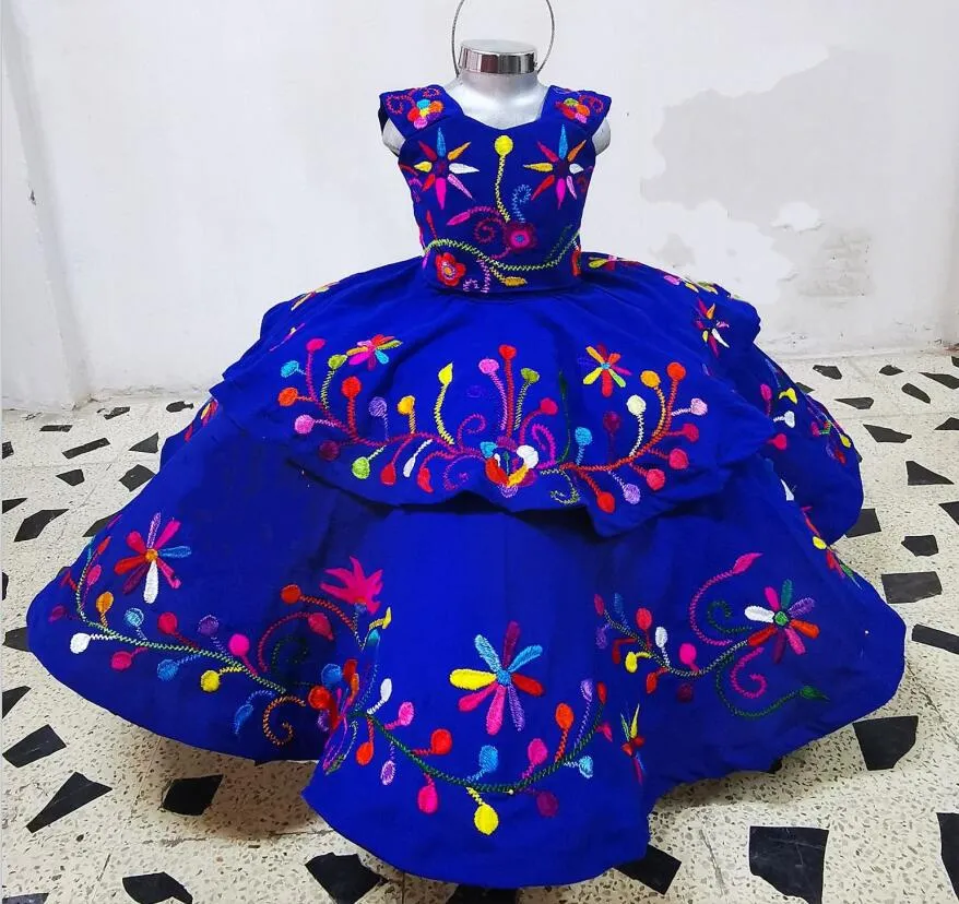 Wedding Dress Mexico Royal Blue Satin Dress With... From Lindaxu90, $149.77  | DHgate.Com