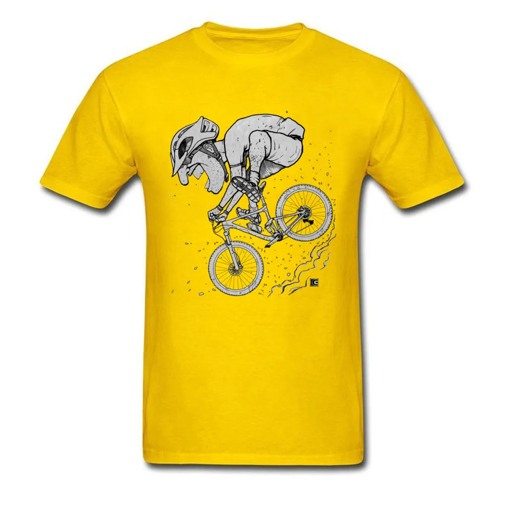 EPIC MTB T-Shirt Special O-Neck Casual Short Sleeve 100% Cotton Fabric Men T Shirt Customized Tee Shirt Top Quality EPIC MTB yellow