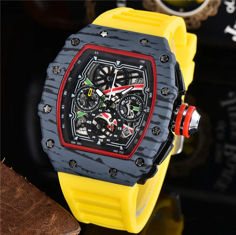 Luxury Designer Watch With Silicone Montgomery Straps