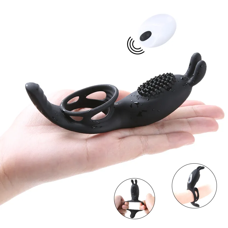 9 Speed Silicone Vibrator Ring for Penis with Wireless Remote, 4.5 in  Length, Black from Dhgate Vibrators - price 30.62