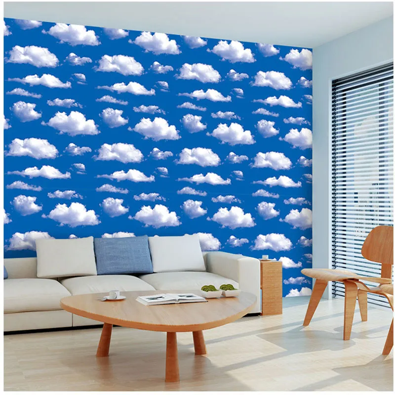 Blue Sky Peel & Stick Ceiling Mural, Ceiling Decor, Photo