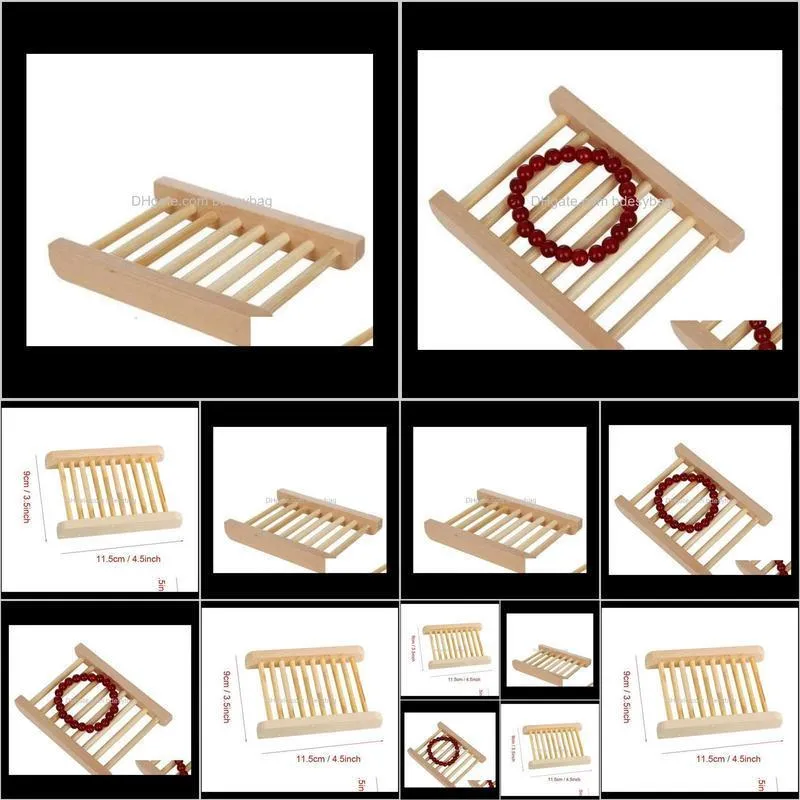 natural wooden soap dish wooden soap tray holder creative storage soap rack plate box container for bath shower bathroom supplies