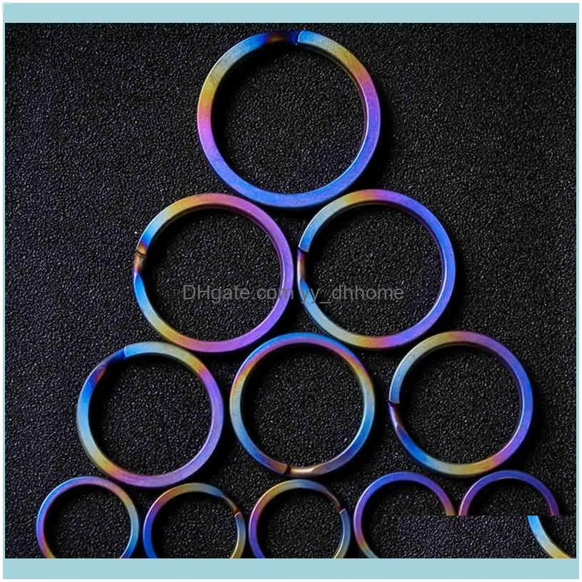 Titanium Alloy Key Ring Seven Colors