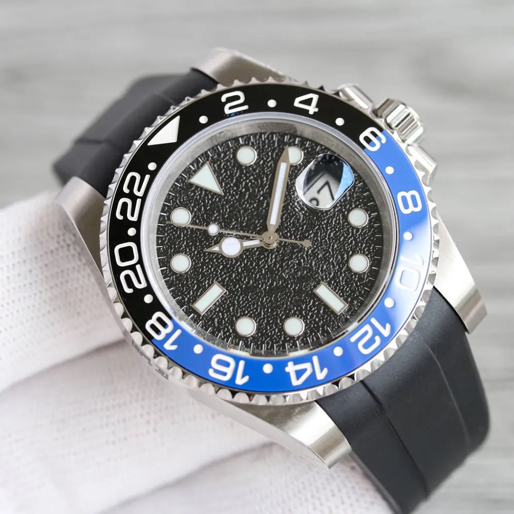 Herrenuhr, automatische mechanische Uhren, 40 mm, für Herren, wasserdicht, klassische Armbanduhr, Saphir-Business-Armbanduhren, Montre De Luxe