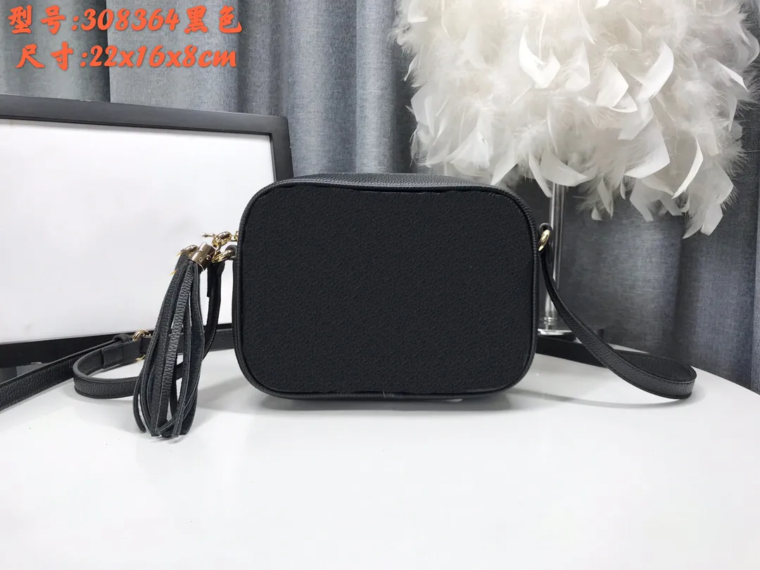 Orijinal Lüks tasarımcı Çanta En kaliteli Kadın kamera çantası Crossbody Omuz Çantaları siyah Deri Debriyaj Sırt Çantası Cüzdan Fannypack ücretsiz gemi