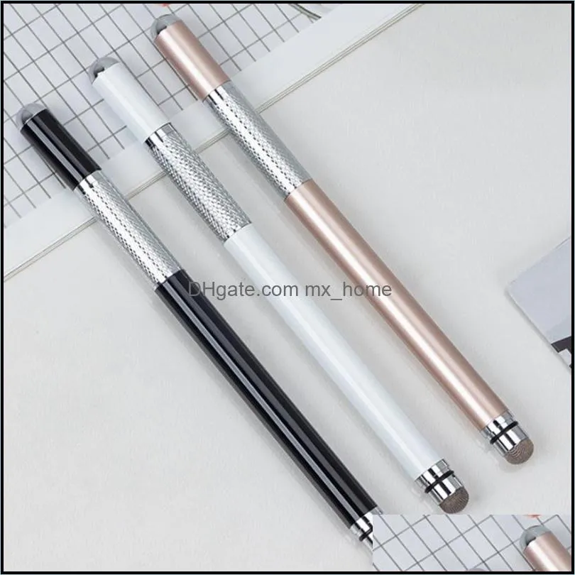 Disk capacitance pen stylus double head stylus For cellphone mobilephone Tablet can customize logo