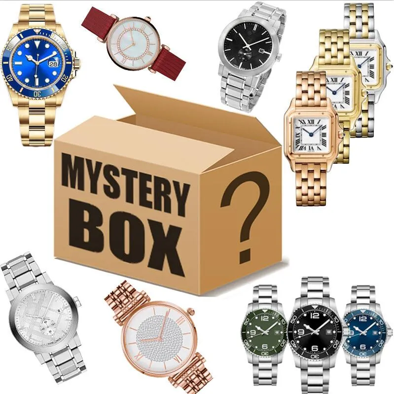 Party Favor Luksusowe prezenty Mężczyźni Kobiety Zegarki Lucky Box One Losy Mystery Blind Boxes Prezent Na Wakacje / Urodziny Wartość więcej niż 200 USD