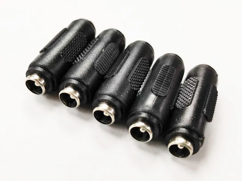 Conector adaptador de corriente CCTV hembra doble DC 5,5x2,1mm adaptador acoplador 5,5/2,1/20 piezas