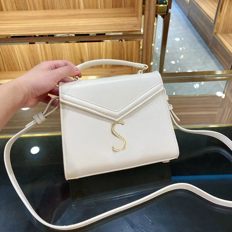 Cross Body Bags Classic High Quality Black Crossbody Bag Genuine Real Leather Chain Purse Handbag Leather Ladies Shoulder Bags