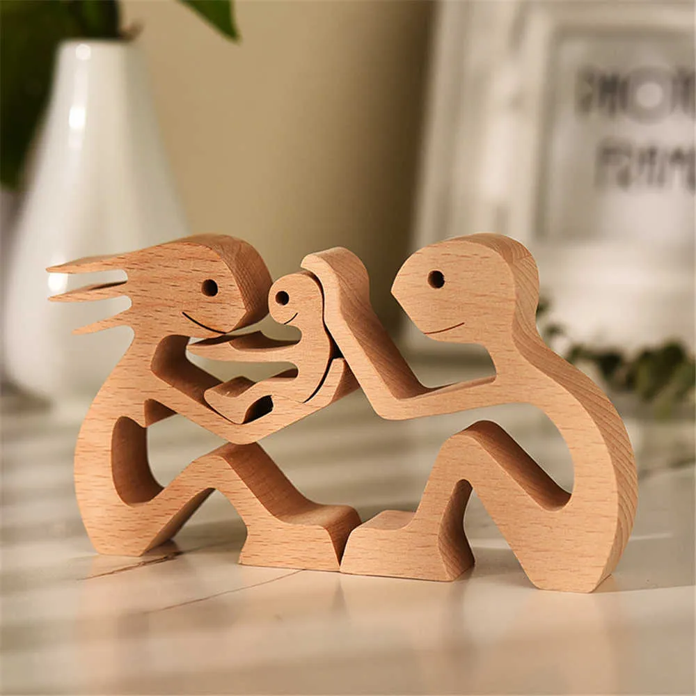 FOYTOKI - Lot De 10 Poupées En Bois à Peindre - Figurines Articulées Non Finies - Activité Créative Enfants Et Décoration - 8