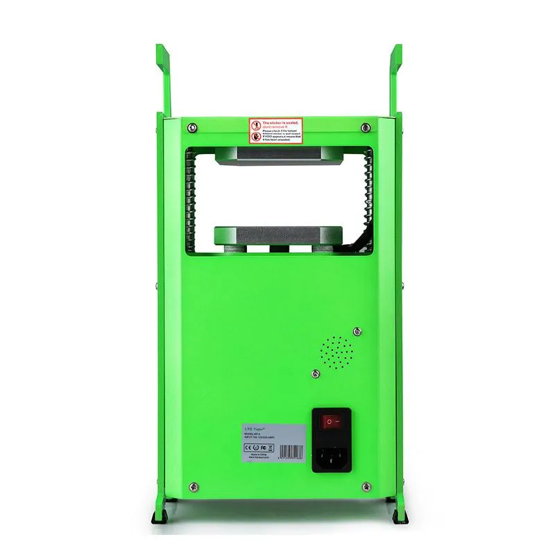 KP4-Kolophonium-Pressemaschine von LTQ Vapor Wachs DAB Squeezer Temperatur Einstellbar Extracting Tool Kit Presser mit 4 Tonnen 5 Farben