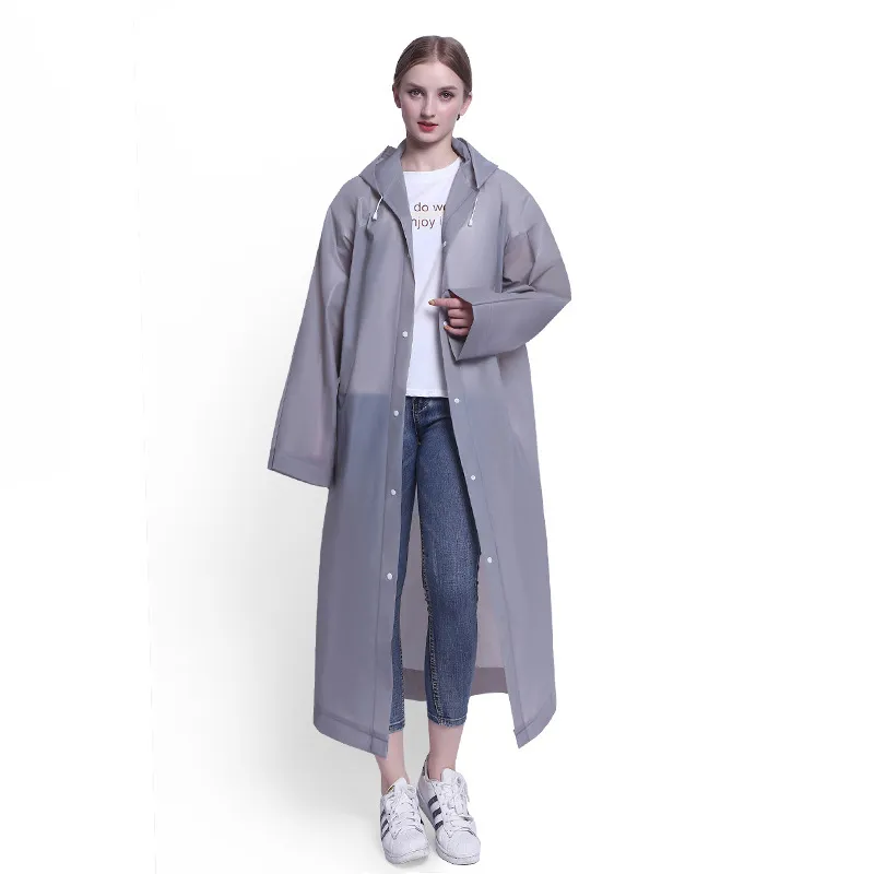 Tjockad icke-disponibel regnrock utomhusresa Siamese Eva Fashion Lightweight Trendy Raincoats