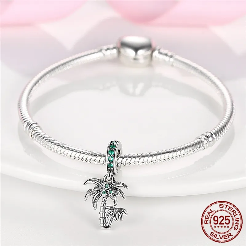 925 Sterling Silver Charm Bead Fit Original Pandora Charms Armband Diy Sea Turtle Earth Summer Collection Women Jewelry Gift253Z
