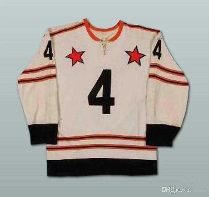 Hot Sale Cheap Mens 4 Bobby Orr All Star Ice Hockey Jerseys Stitched Sewn NEW Embroidery Stitched Ice Hockey Jerseys Accept 