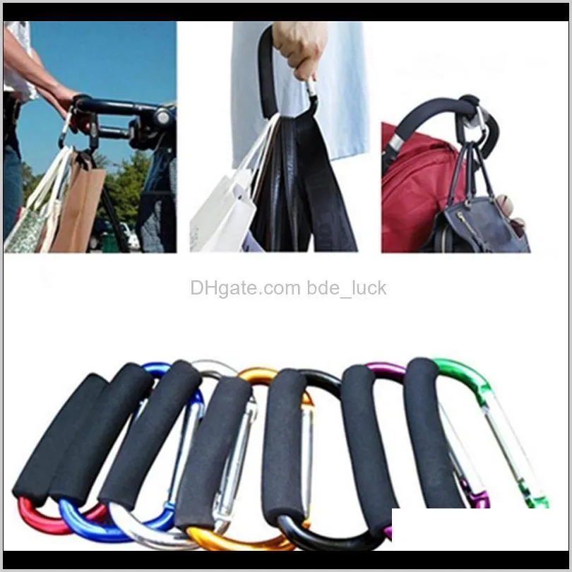 7Colors Baby Stroller Accessories Hook Organizer Shopping Hooks Pram Hanger For Car Buggy Accessoire Poussette Parts &