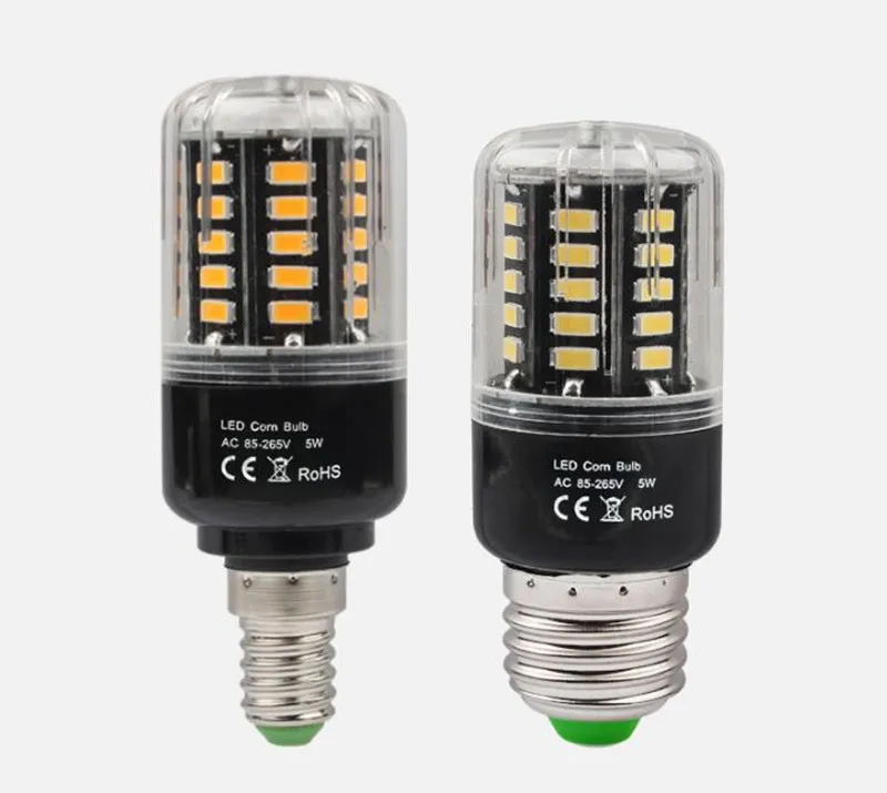 E14 LED 전구 옥수수 램프 220V 빛 110V Lampada 5736 Bombillas AC85 ~ 265V 3.5W 5W 7W 9W 12W 15W 20W