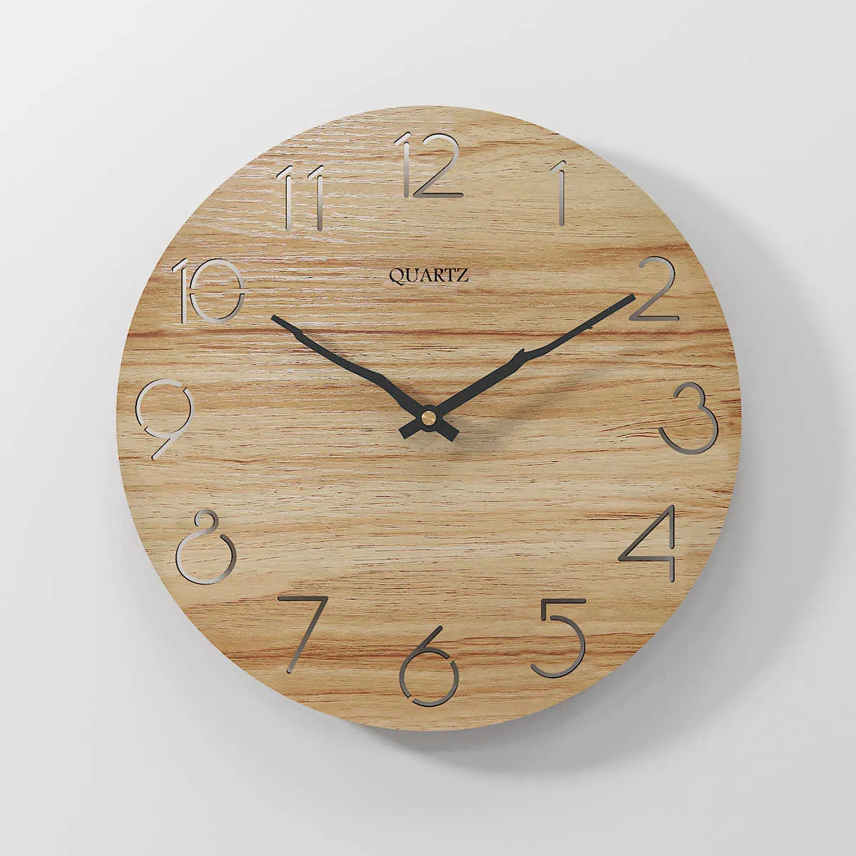 Nordique Simple en bois 3D horloge murale Design moderne pour salon mur Art décor cuisine bois suspendu horloge murale montre décor à la maison H0922