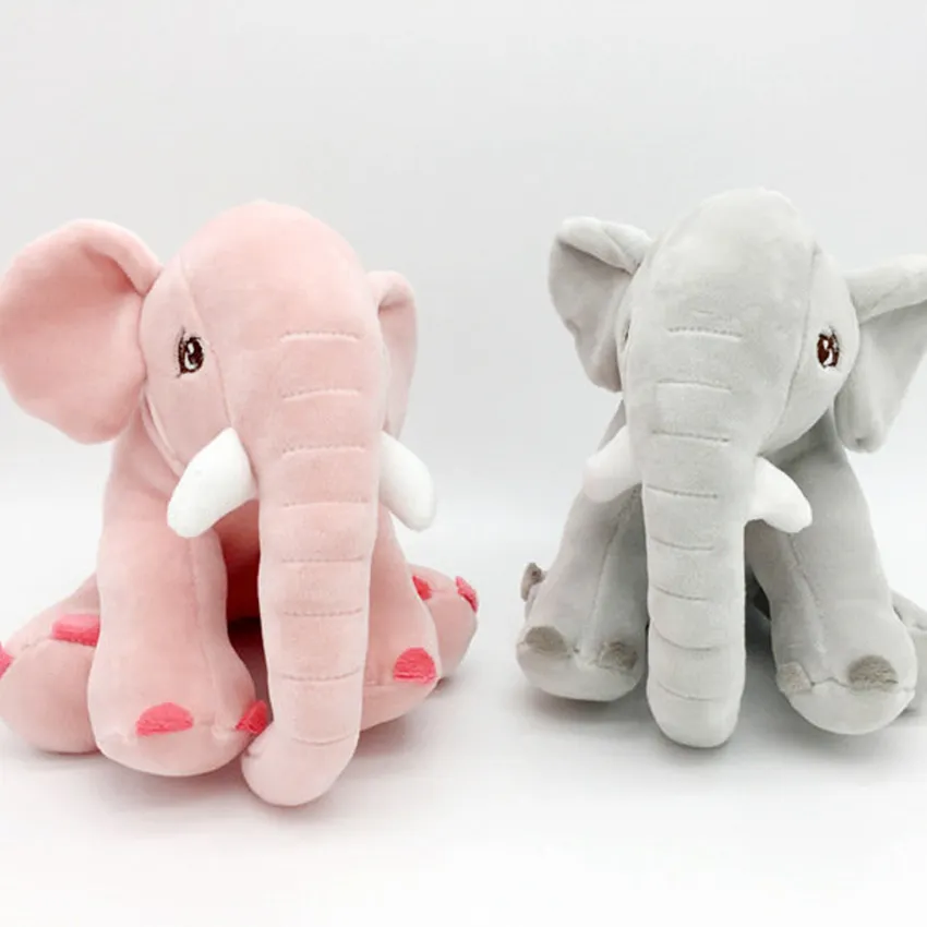 20 CM Elephant Stuffed Doll Baby Room Decoration Elephants Plush Toys Playmate Calm Animal Dolls Kids Toy Gift GGA3865