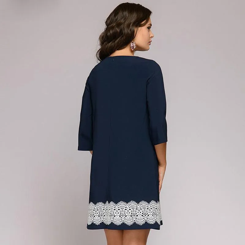 Blue lace dress canada sales