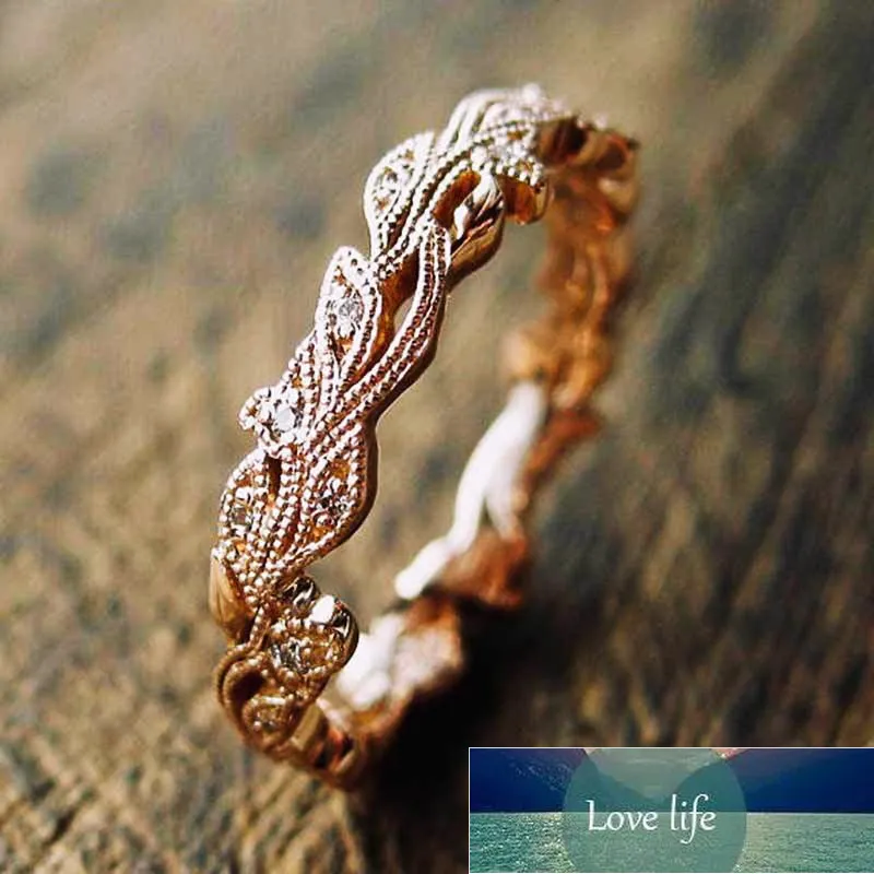 Anillo infinito oro discount rosa