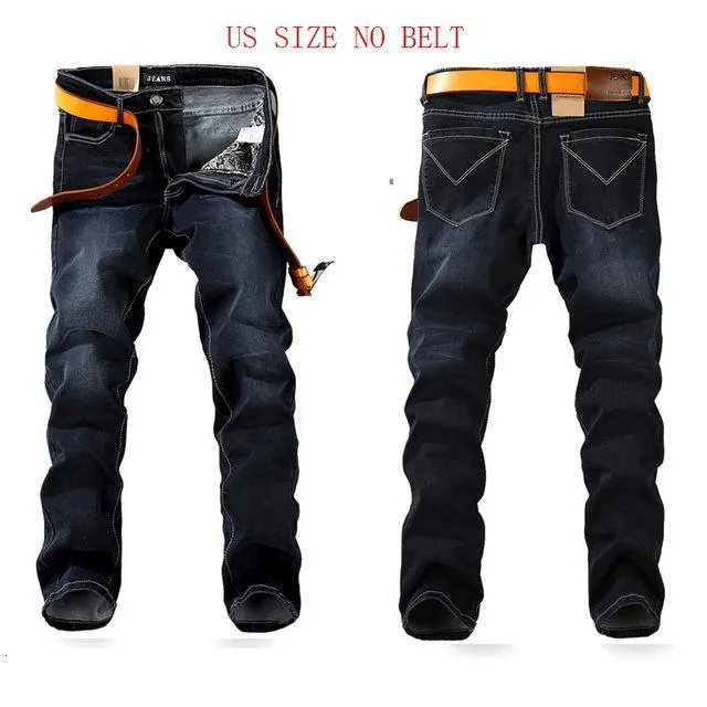 Fashion Spring Stretch Jeans Plus Big Size 29 -44 46 48 Straight Denim Men Famous Brand eans Mens Designer Jeans Hot Sale