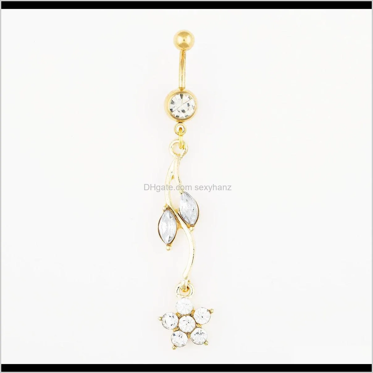 D0528-1 ( 3 colors) body jewelry Nice style Navel Belly ring 10 pcs mix colors stone drop shipping factory price