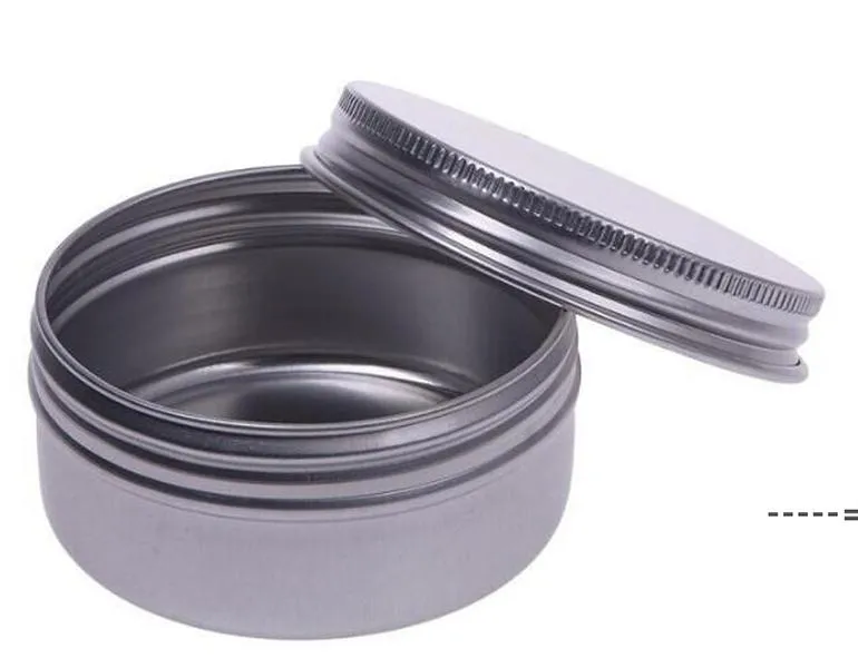 New15G Contenedor de brillo de labios de aluminio 15 ml Caja de lápiz labial Tarro de metal Bálsamo de labios Packaging Cosmetic RRE11132