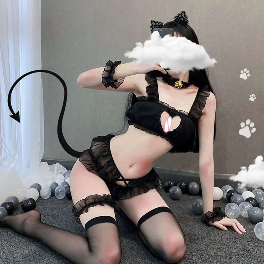 Sexy Lingerie Wild Cat Cosplay Bra Lace Suit Devil Black Temptation Cosplay  Costume Uniform From Hgucci, $23.57 | DHgate.Com
