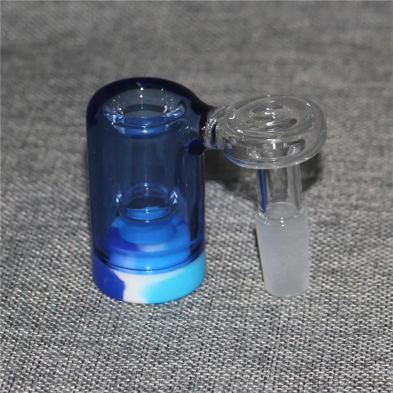 14mm 18mm 유리 애쉬 포수 그릇 물 담뱃대 45 90도 Pyrex Reclaim 어댑터 포수 여과기 유리 물 봉 오일 Dab Rigs