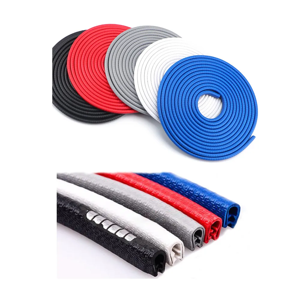 5M Universele Autorand Rand Guards Trim Styling Molding Protection Strip Scratch Protector voor autovervoertuig