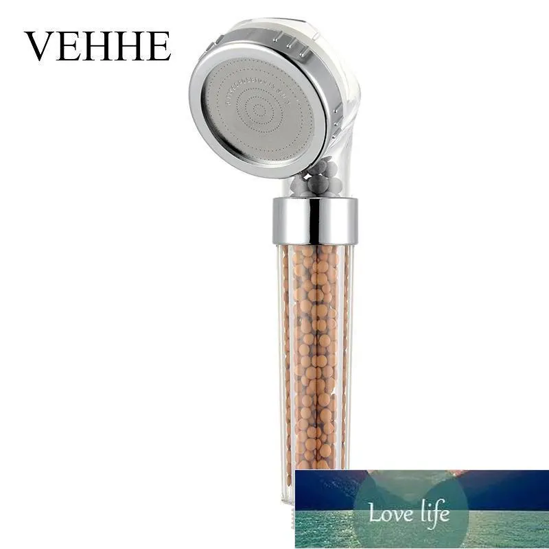 VEHHE massage spa shower Anion fliter high pressure shower head health water therapy water saving rianfall heads VE009 Factory price expert design Quality Latest