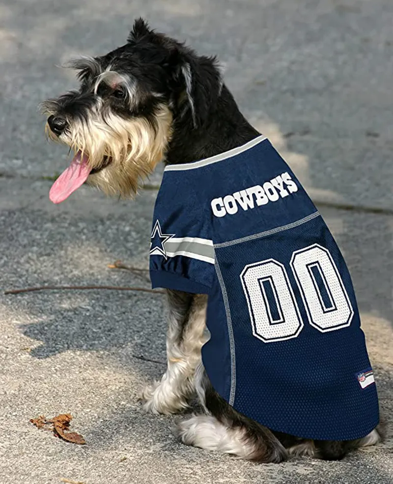 Vestes de football américain Vêtements pour chiens Vêtements de sport durables Tee-shirt pour animaux de compagnie Impression par sublimation Chemises de chat unies Chemise de chien occupé Gilets de ventilation pour grands chiens XXL W01