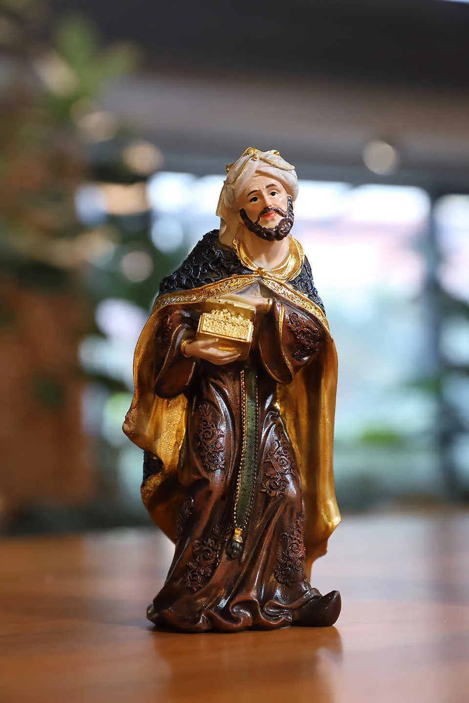 クリスマスの装飾のためのキリスト降誕シーン：ミニベビーイエス