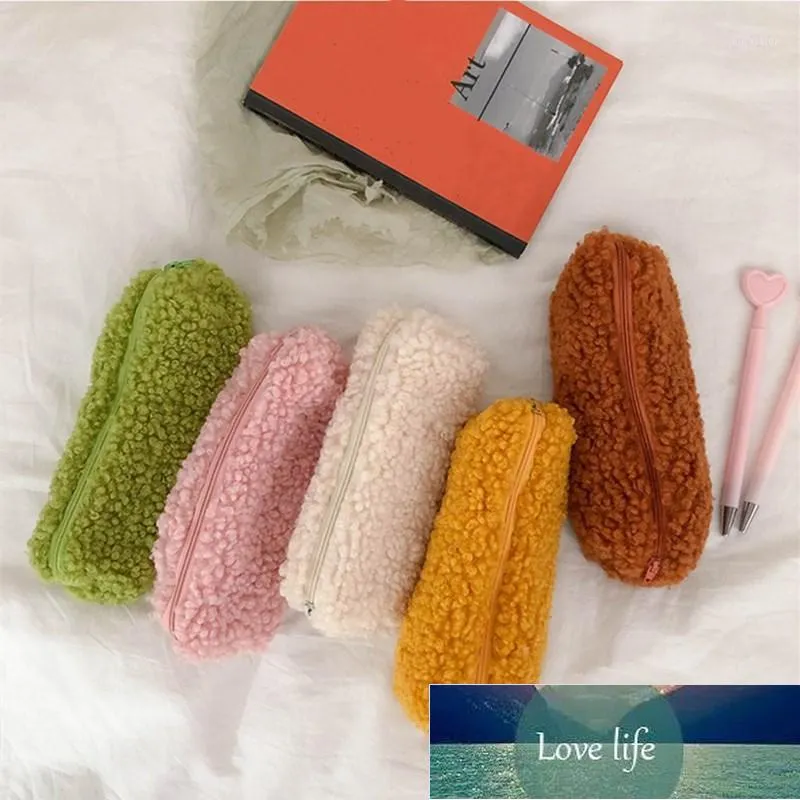 1 Piece Colorful Pencil Case Cute Plush Pencil Bag Stationery Gift Stationery Storage Bag Office School Supplies1 Factory price expert design Quality Latest Style