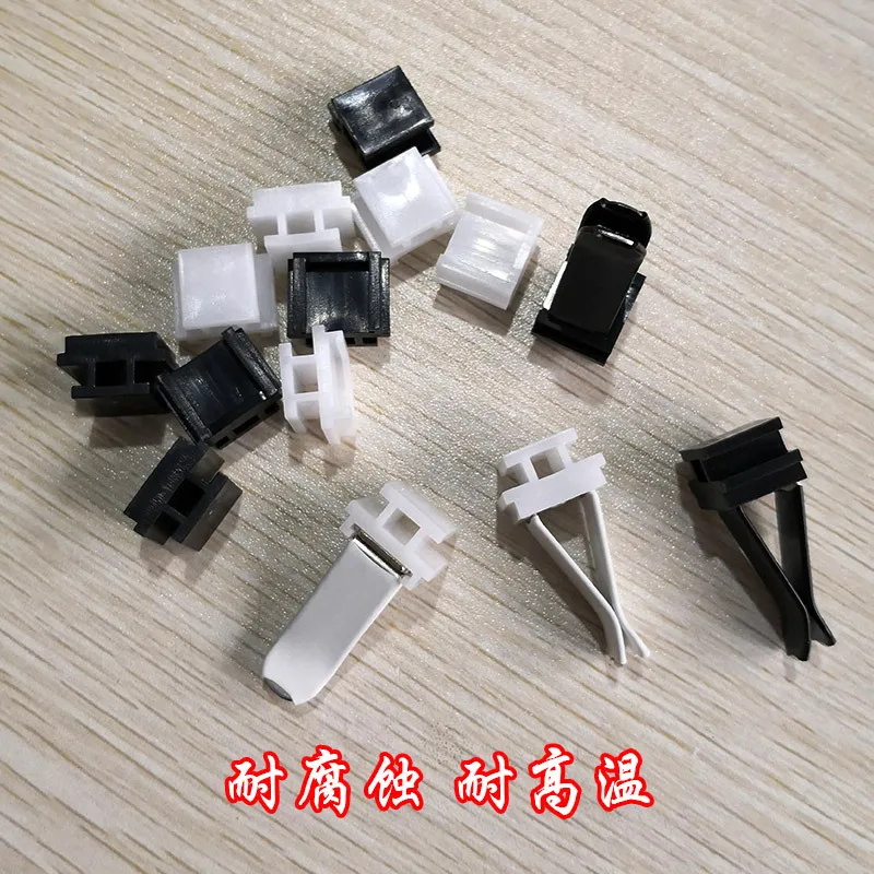 2500pcs New Auto Outlet Clips Metal Alloy White Black Color DIY Automotive Perfume Clip Decorative Car Vents Clamps Accessories