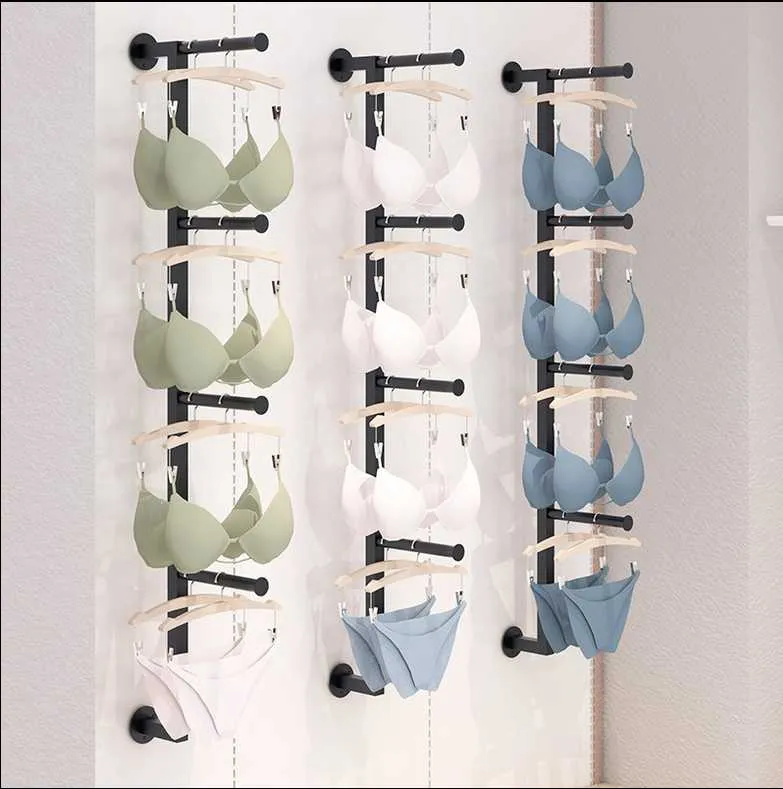 Wall Mounted Underwear Hook And Bra Rack For Garment Store Display Types Of  Shorts And Subwall Hanger From Kcmf657, $169.56