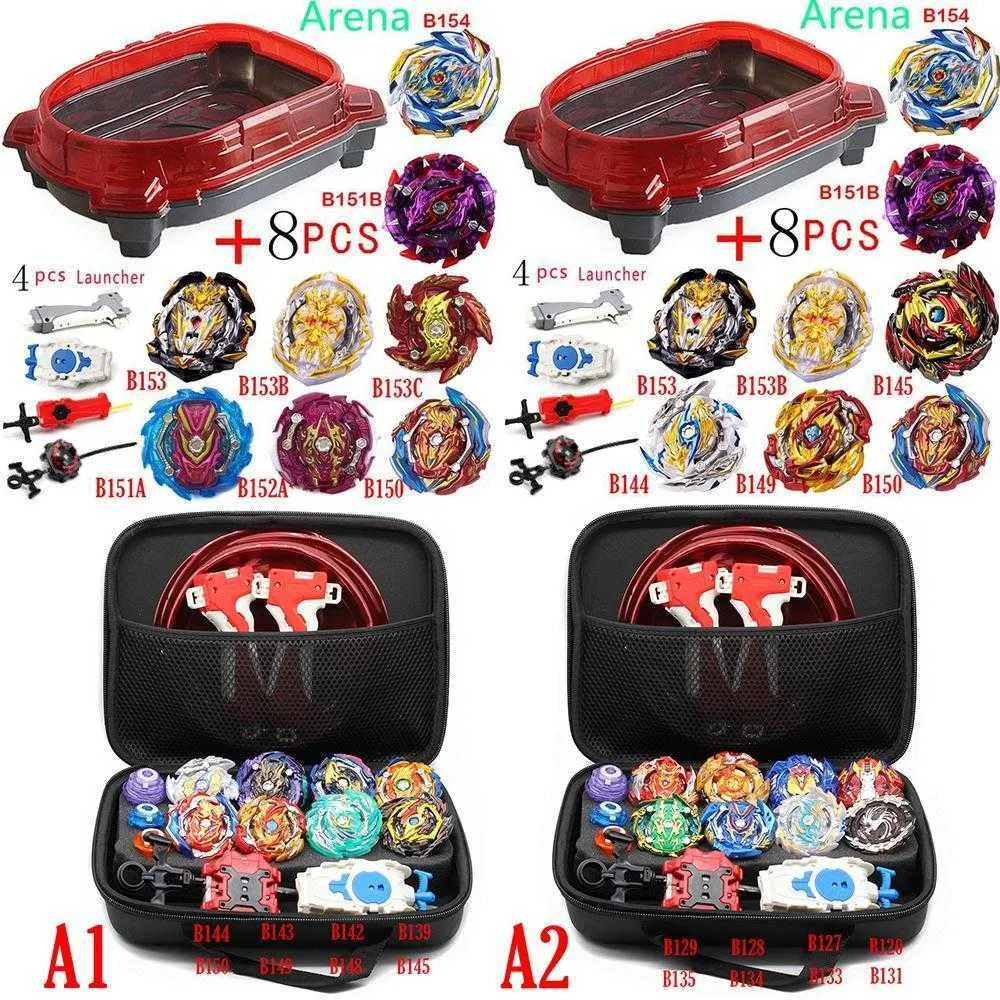 Beyblade Burst Set Combinaison Jouets Arena Beyblade Metal Fusion Lame Lanceur Jouets Lanceur Blayblad Boîte Jouets Enfants Garçon X0528