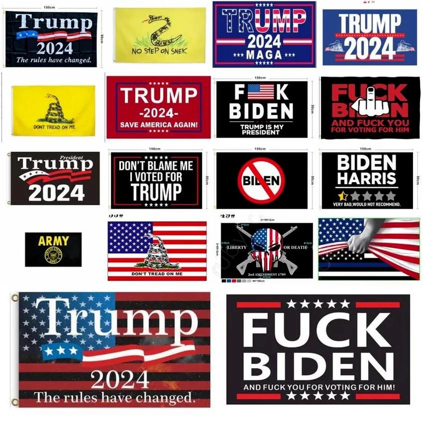 80 ontwerpen Direct Factory 3x5 ft 90*150 cm Save America opnieuw Trump Flag voor 2024 President USA Banner DHL Gratis schip 4961