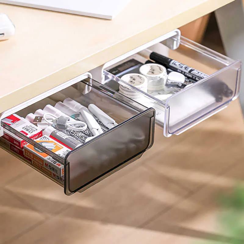 Transparent Drawer Desk Organizer