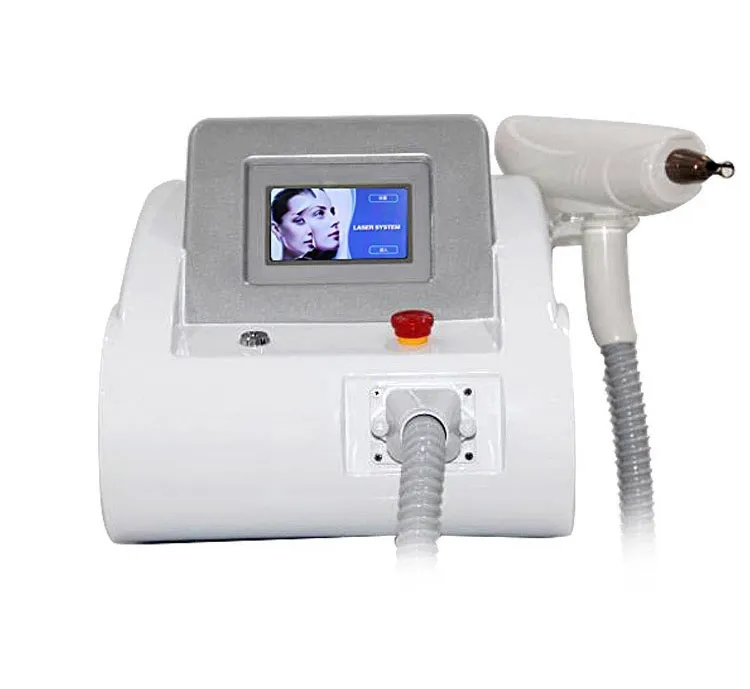 Portable Q Switch Nd Yag LaserL Skönhetsmaskiner Pigments Laser 1064NM 532NM 1320Nm Ta bort Tatoo-borttagningsutrustning