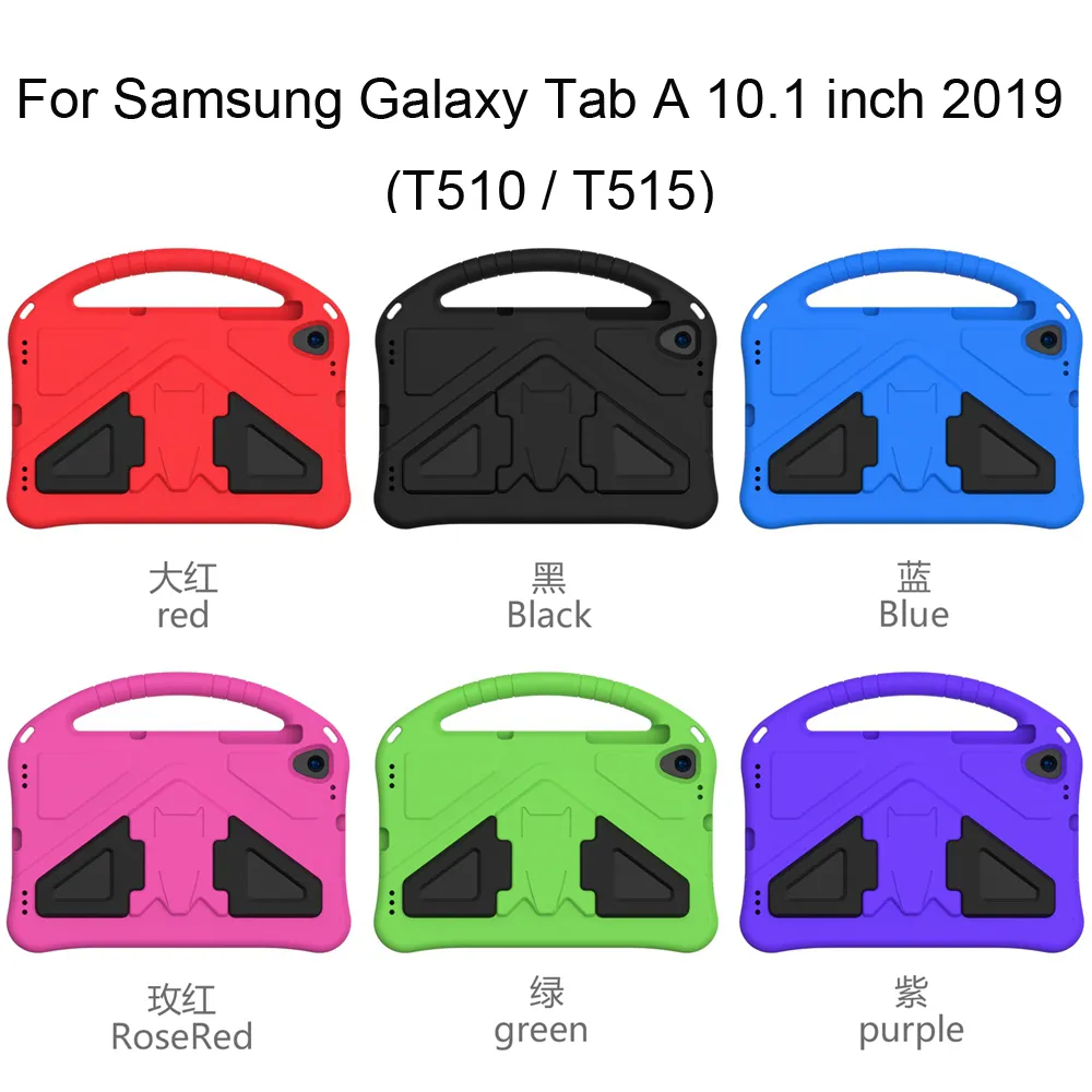 サムスンギャラクシータブA 10.1 T510 T515 SM-T515 SM-T515ケースキッズセーフカバー衝撃プルーフエヴァフォームハンドヘルドタブレットスリーブ