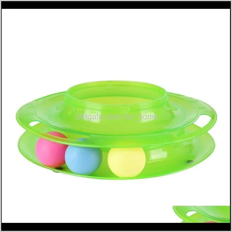 funny pet toys cat crazy ball disk interactive amusement plate play disc trilaminar turntable cat toy new year