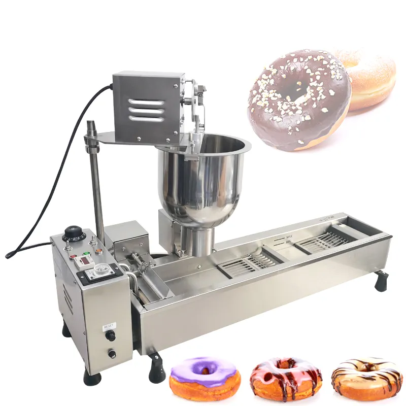 Commercial Single Row Donut Machine With 3 Different
