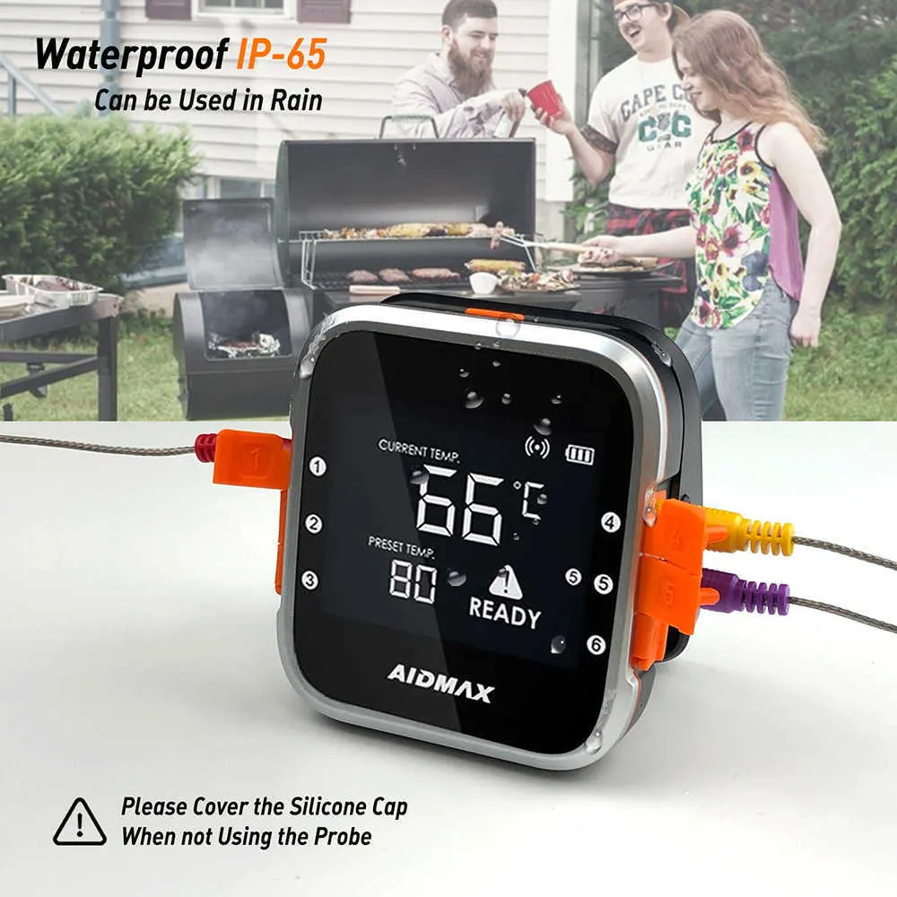 AidMax WR01 Termometro Digitale Wireless Carne Barbecue Termometro Forno  Con Sonda In Acciaio Inossidabile Termometro Cucina Da Cucina 210719 Da  50,57 €