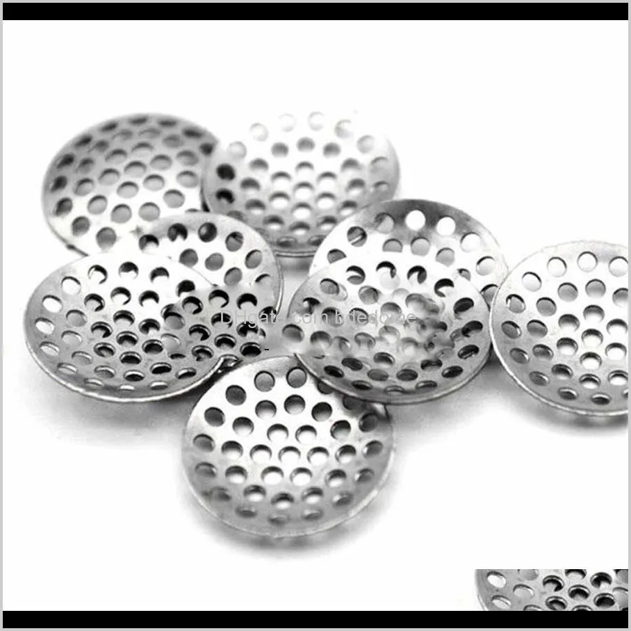 8mm 12mm 15mm 16mm titanium stainless steel pipe screens bowl screen filters for smoking pipes filter mesh tobacco accessories hhb717